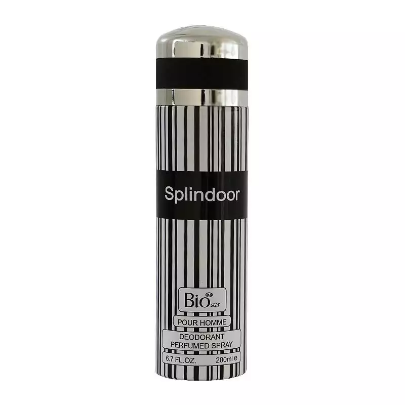 اسپری بدن مردانه بیو استار مدل Splindoor حجم 200 میلی لیتر