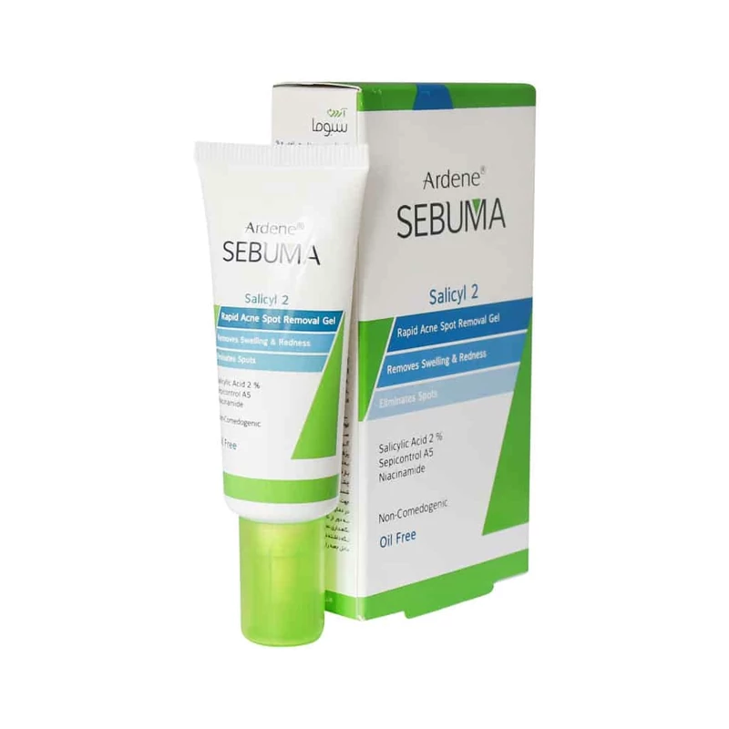 اسپری ضد جوش بدن آردن سبوما Sebuma مدل Salicyl 2 حجم 250 میلی لیتر