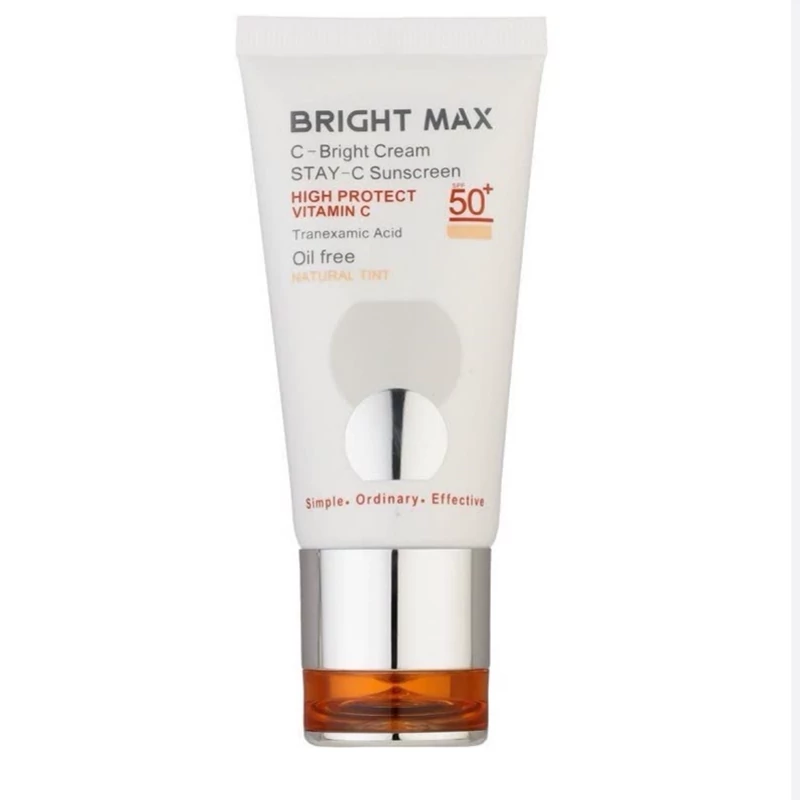 کرم ضد آفتاب و ضد لک سی برایت SPF50 برایت مکس 50 میلی لیتر