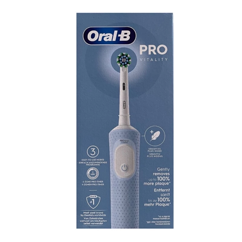 مسواک برقی اورال بی مدل ORAL B Pro 3 3000 Pure( کراس اکشن)سنسور فشار لثه .آلمانی