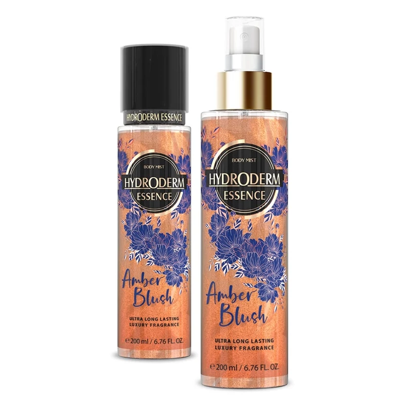 بادی اسپلش زنانه اکلیلی هیدرودرم مدل Amber Blush حجم 200 میل