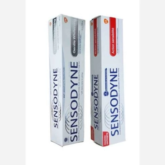 خمیر دندان پمپی سنسوداین مدل سفیدکنندگی ملایم Sensodyne Gentle Whitening حجم 100 میل