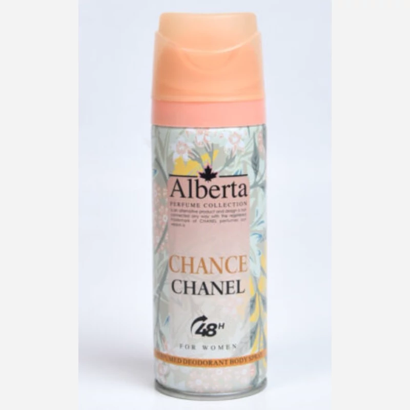 اسپری دئودورانت زنانه آلبرتا مدل CHANCE CHANEL حجم 250 میلیلیتر