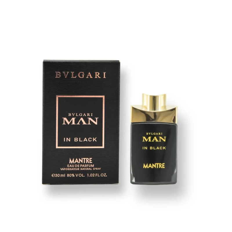 ادکلن مردانه مانتره مدل BVLGARI MAN IN BLACK حجم 30 میلی لیتر