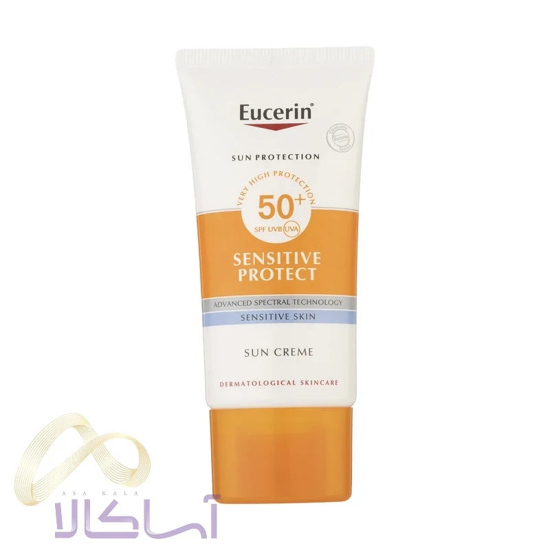 کرم ضد آفتاب بی رنگ اوسرین +SPF50 مدل Sensitive Protect (غیر اصل )