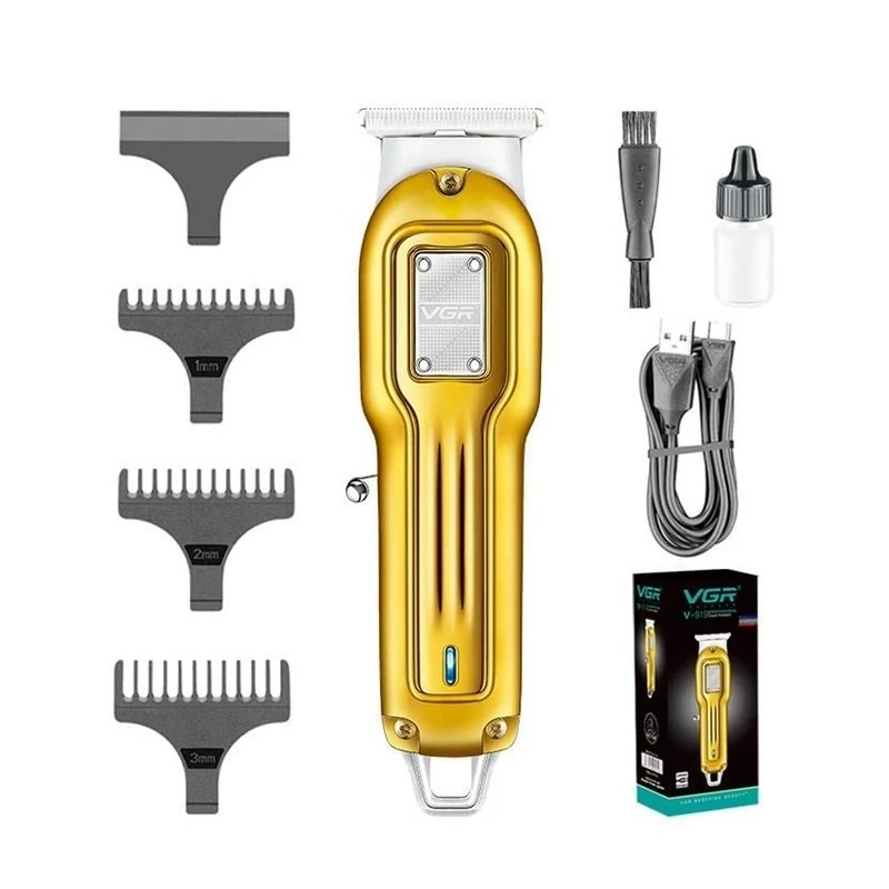 ریش تراش و ماشین اصلاح سر و صورت وی جی آر خط زن شارژی V-919 ورژن جدید 919 ( خرید عمده و تکی گناوه مارکت )