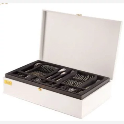 سرویس 98 پارچه ناب استیل ونیز سندبلاست (پسکرایه)