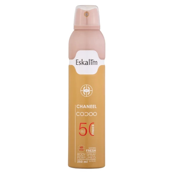اسپری بدن زنانه کوکو شنل اسکالیم حجم 250ml