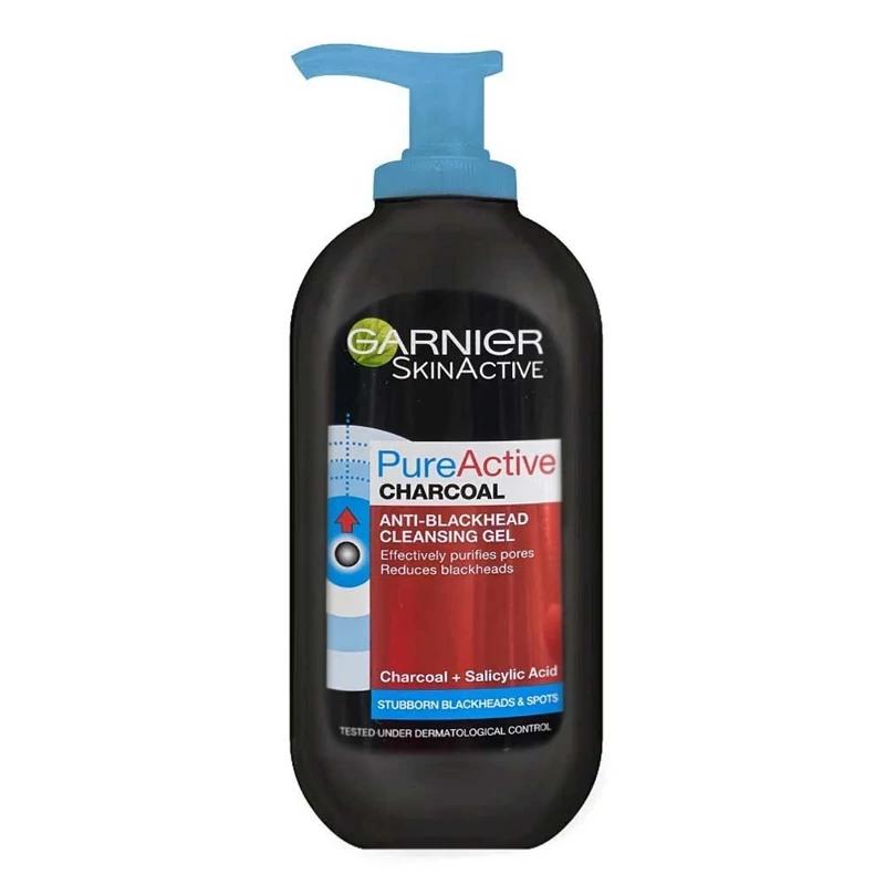 ژل شستشوی زغال فعال پیور اکتیو گارنیر GARNIER PURE ACTIVE CHARCOAL