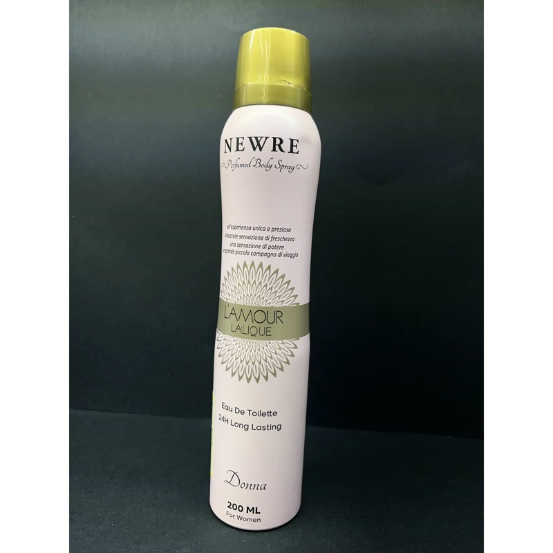اسپری بدن زنانه نیوره (Newre) رایحه لالیک لامور 150 ml