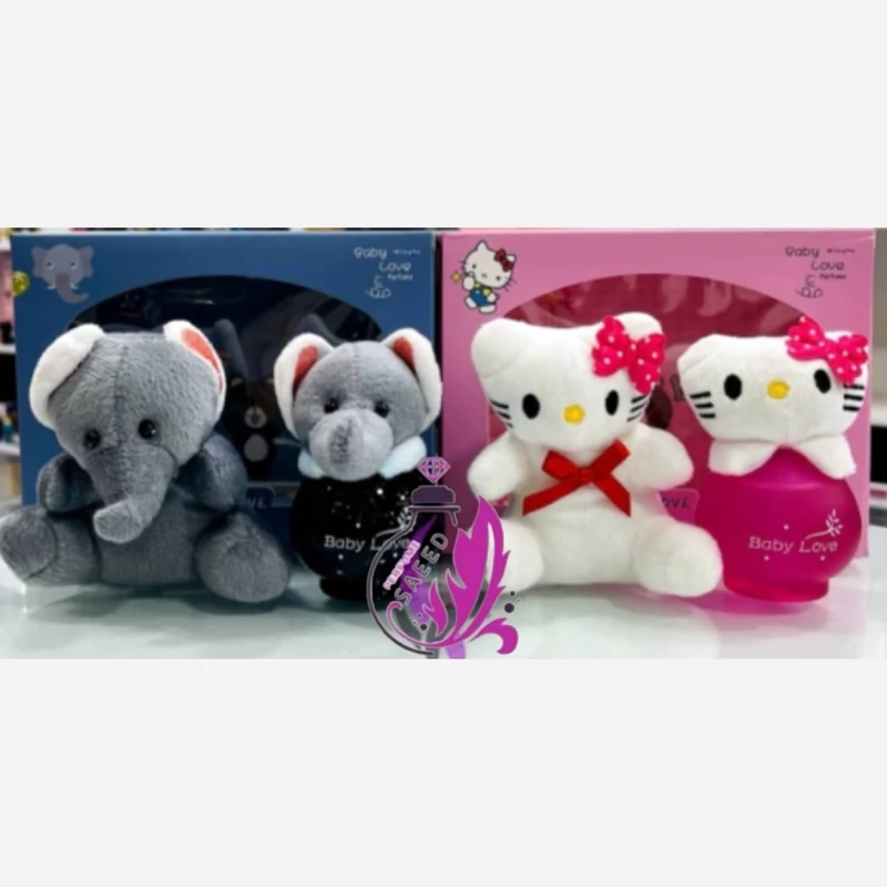 عطر ادکن عروسکی دخترانه پسرانه بچگانه کودک baby love زرد