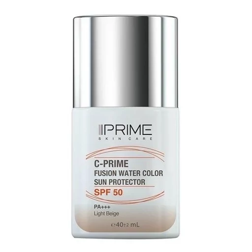 ضد آفتاب فلوئیدی پرایم حاوی ویتامین سی spf50 بژ روشن