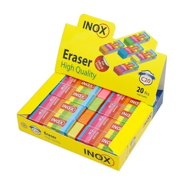 پاک کن رنگی بزرگ اینوکس inox