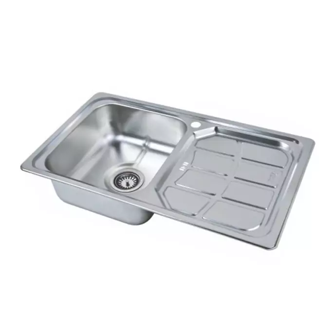سینک ظرفشویی sa41 توکار الماس عمق 21 سایز 80در50 ارسال پس کرایه