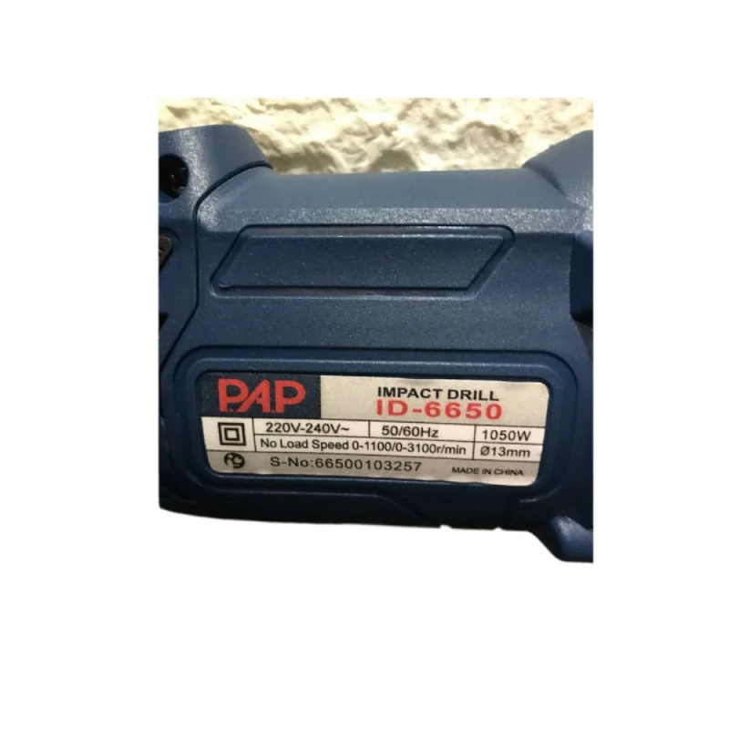 دریل چکشی گیربکسی 1050 وات PAP مدل ID-6650