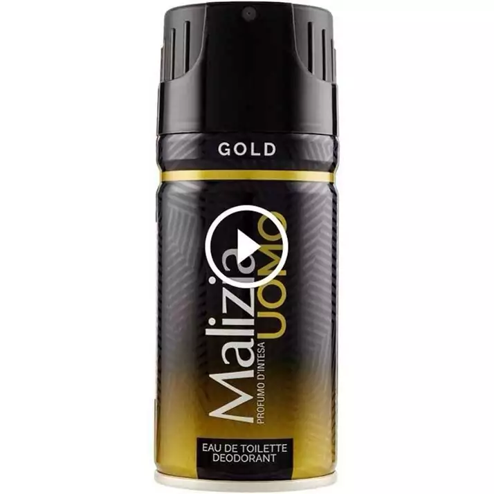 اسپری خوشبو کننده بدن مردانه مالیزیا مدل Gold حجم 150 میلی لیتر