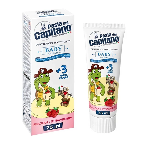 خمیردندان بچه کاپیتانو Capitano طعم چند میوه حجم 75میل