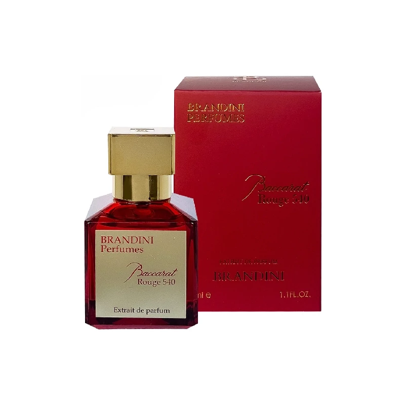 عطر جیبی برندینی مدل باکارات رژ BACCARAT ROUGE 540 BRANDINI حجم 33 میلی لیتر