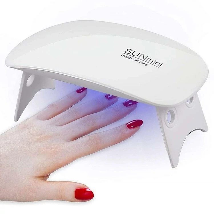 چراغ UV مینی سان 6 وات خشک کن سریع رزین و ژل ناخن