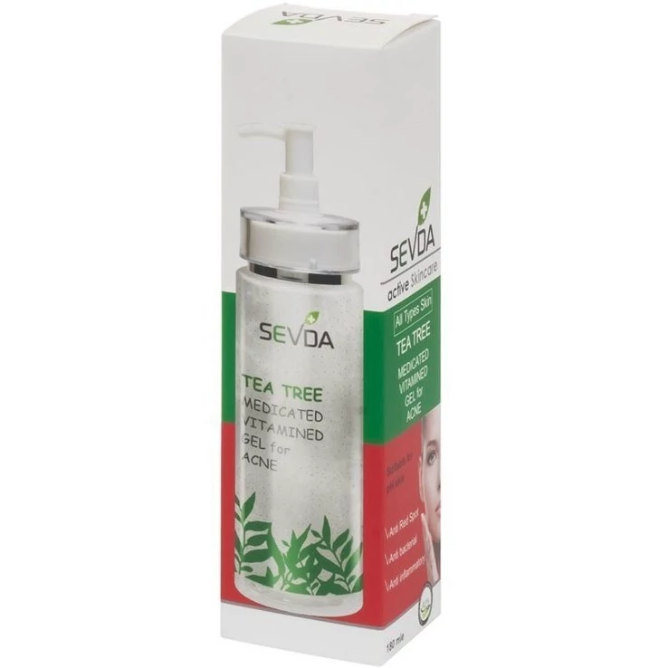 ژل شستشو صورت ضد جوش و آکنه سودا مدل درخت چای حجم 180ml