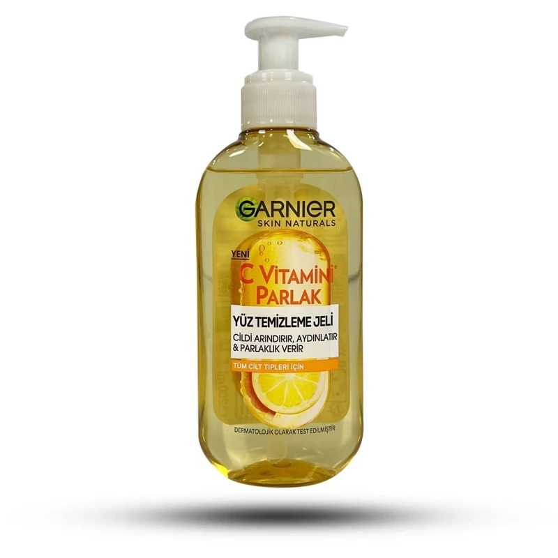ژل شستشوی صورت گارنیه مدل Vitamin C حجم 200  میلی لیتر