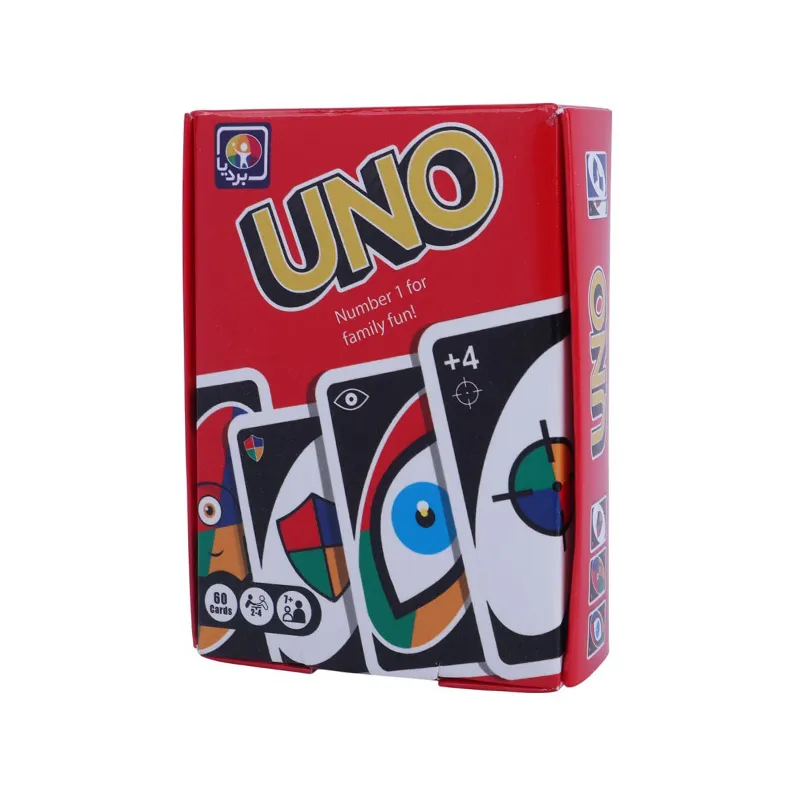 بازی فکری اونو UNO 120 کارتی هارد باکس (بردیا )