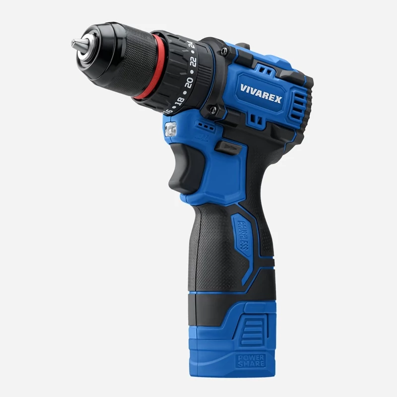 دریل شارژی 16 ولت براشلس ویوارکس مدل VR1608-BLX