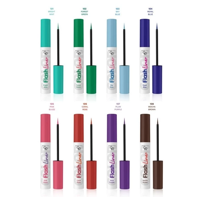 خط چشم رنگی فلش لاینر Flash Liner گلدن رز 104