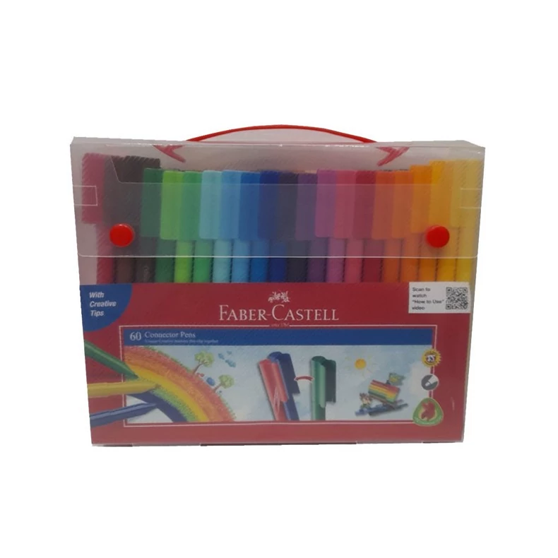 faber castell / فابر کاستل / ماژیک نقاشی در چسبان / 50 رنگ / 155555