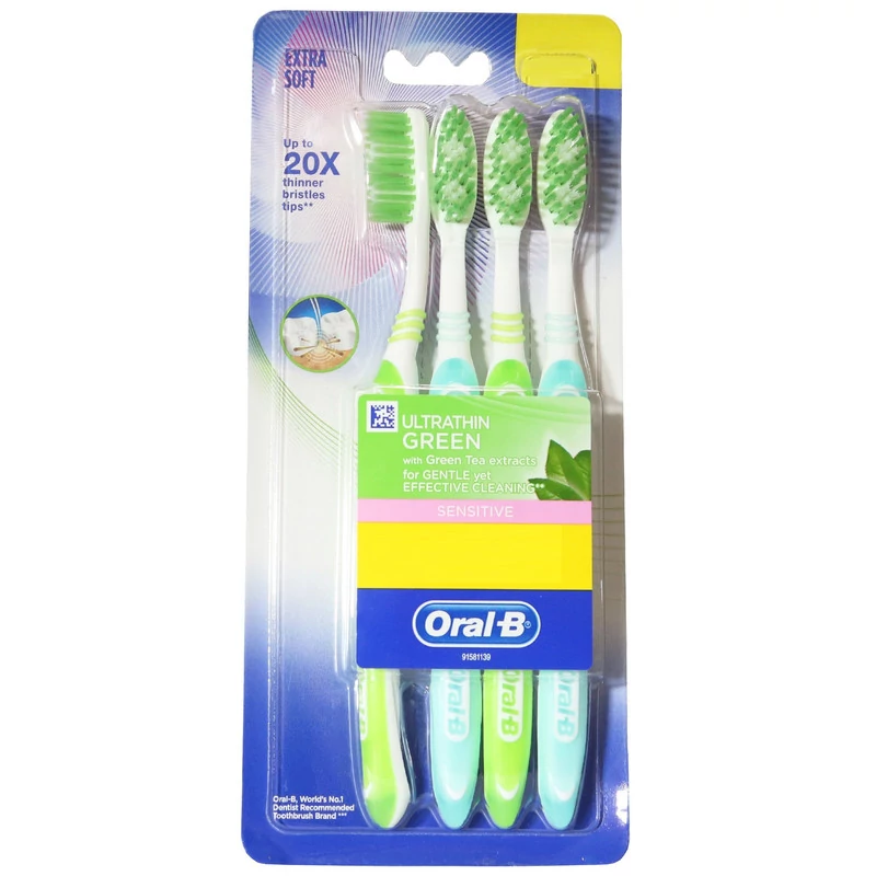 مسواک سبز اورال بی Oral B سری Green مدل Ultrathin ( خارجی)