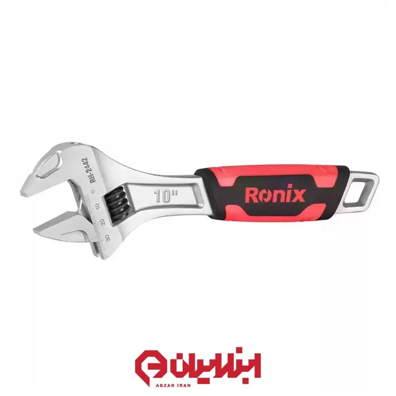 آچار فرانسه روکش دار سایز 10 رونیکس مدل RH-2442