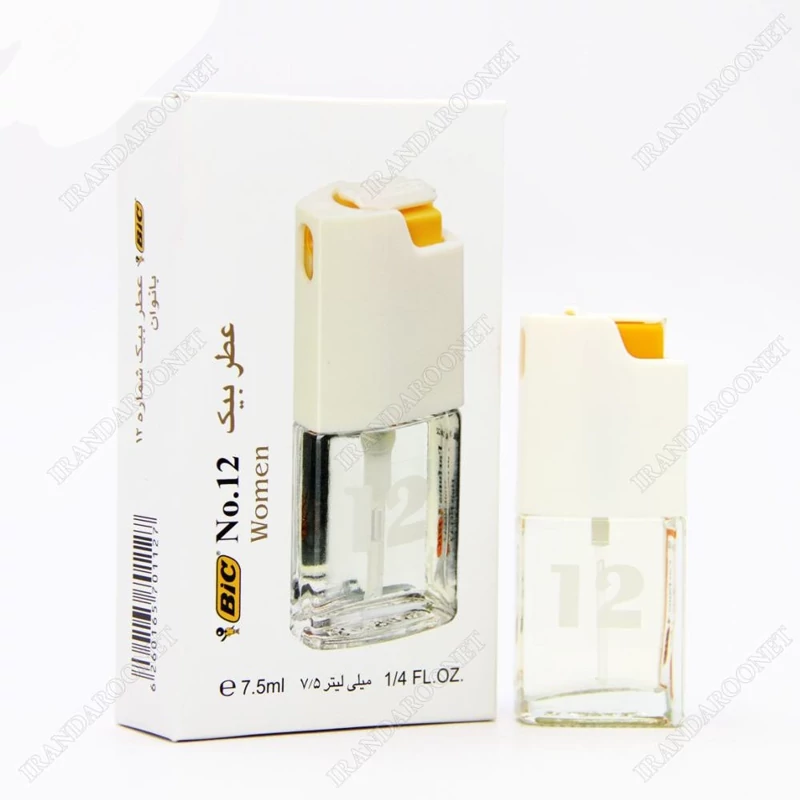 عطر  بیک شماره 12 حجم 7.5 میلی لیتر