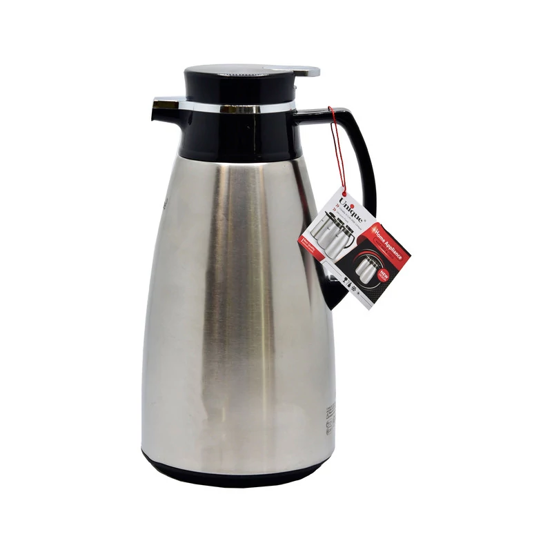 فلاسک یونیک کد 1825 گنجایش 1.6 لیتر فلاسک استیل درب فشاری
