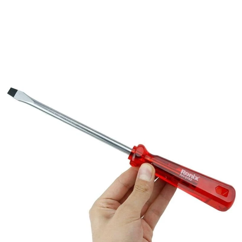 پیچ گوشتی دو سو دسته pvc رونیکس مدل RH-2782