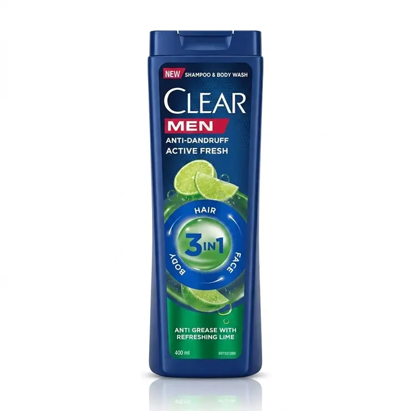شامپو مردانه 3 در 1 کلیر مدل Active Fresh