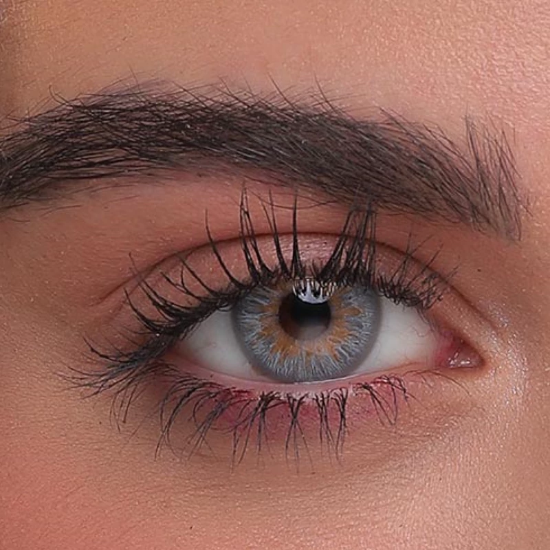 لنز فصلی کلاسیک گری یونیک Unique Classic Gray لنز طوسی آبی روشن مرکز عسلی
