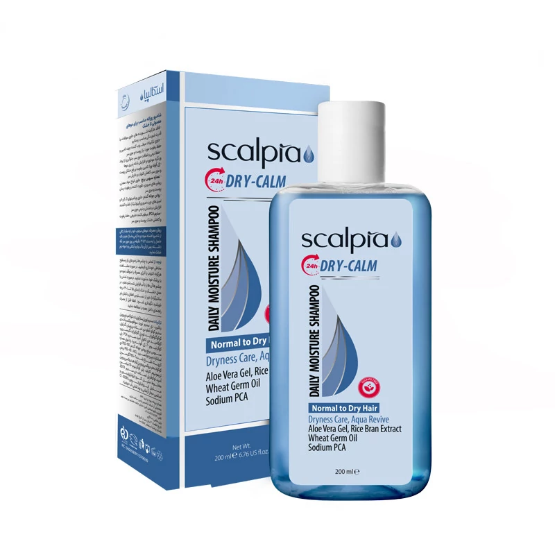 شامپو روزانه موی خشک اسکالپیا   Dry Calm Hair Daily Shampoo Scalpia