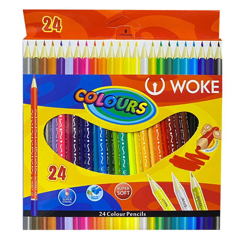 مداد رنگی 24 رنگ ووک مدل w-colours
