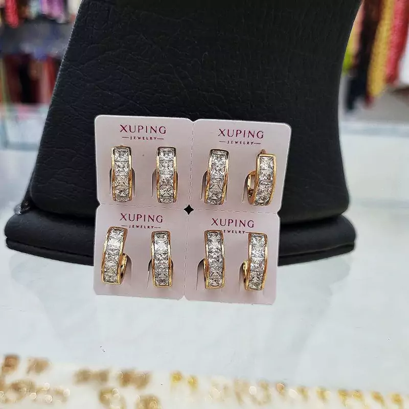 گوشواره حلقه ایی ژوپینگ رنگ ثابت کد37