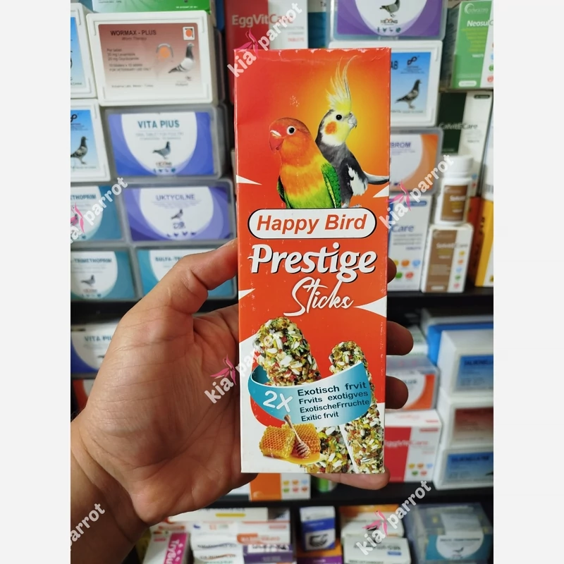 استیک عسلی دوقلو طوطیسانان Happy Bird پرستیژ