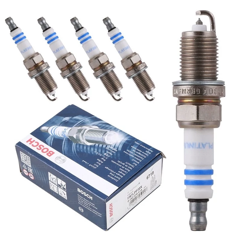 شمع سوزنی پایه کوتاه پلاتینیوم بوش آلمان 6719-FR7LPP30X ( پس کرایه )