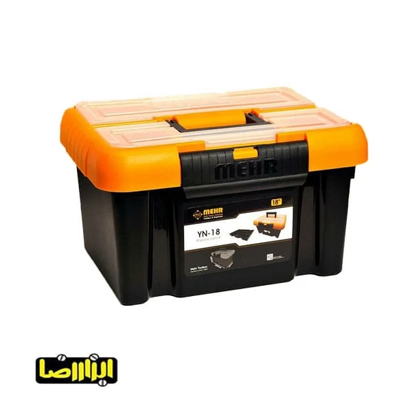 جعبه ابزار YN-18 مشکی نارنجی جعبه ابزار بادوام مهر