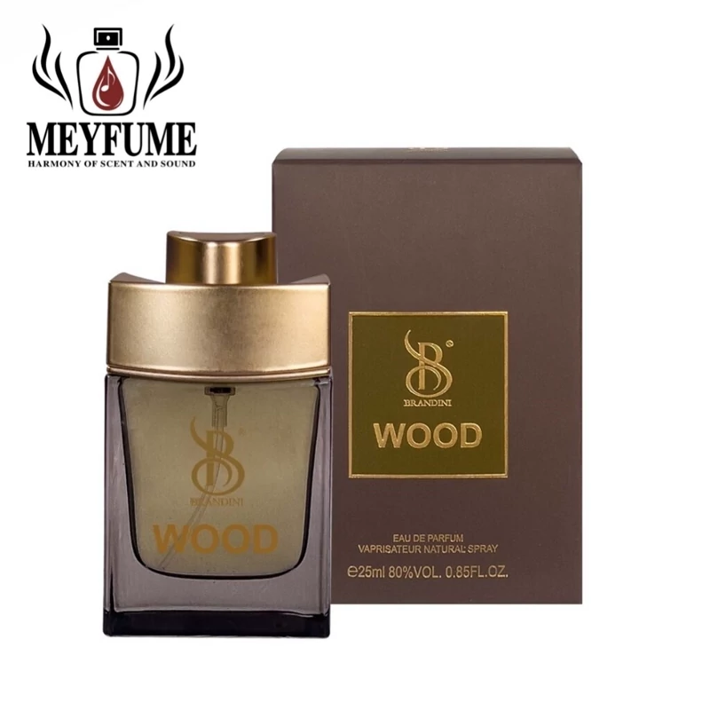 عطر جیبی مردانه برندینی مدل Wood حجم 25 میلی لیتر