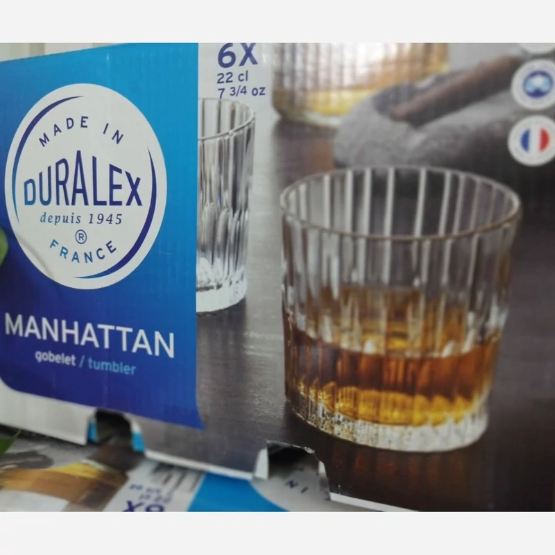 لیوان 220 منهتن دورالکس DURALEX-Manhattan (6 تایی)