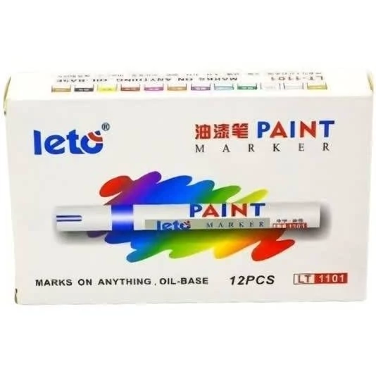 ماژیک متال مارکر طلایی لتو مدل Leto LT1101