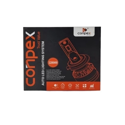 هدلایت کانپکس پایه H7 مدل CONPEX M8 PRO دارای گارانتی