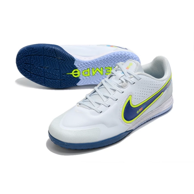 کفش فوتسال نایک مدل Nike Tiempo Legend 9 مشکی آبی