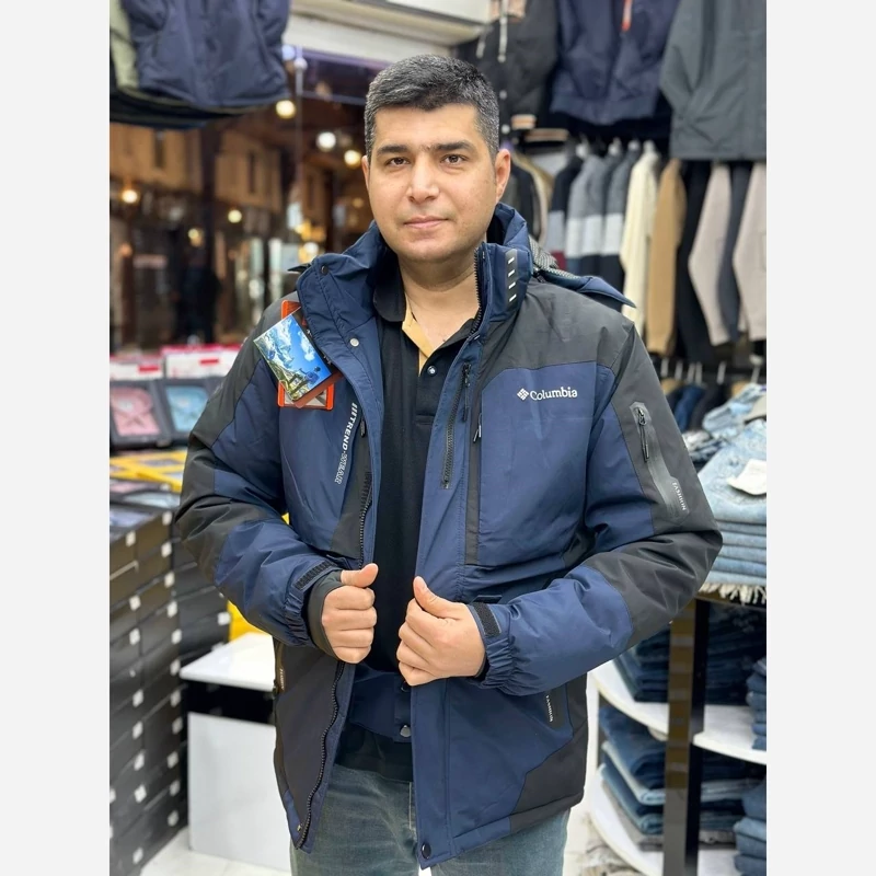کاپشن برند کلمبیا رنگ قرمز