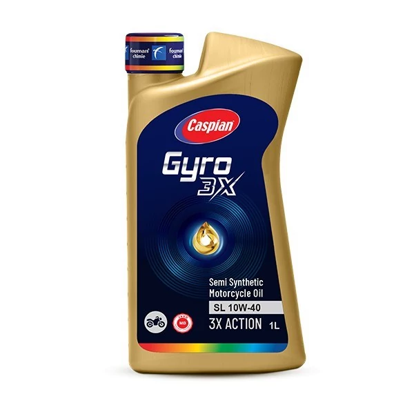 روغن موتور سیکلت کاسپین جیرو 20w50 SG حجم 1 لیتر