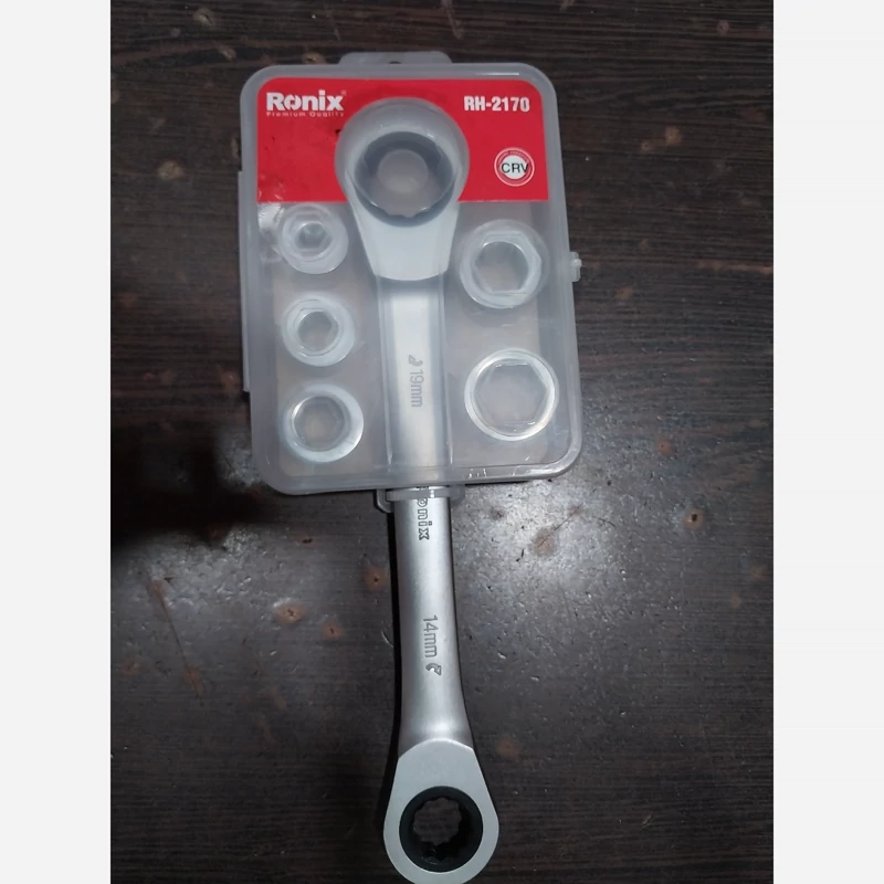 ست آچار جغجغه دسته ثابت کد RH-2170 رونیکس MZ982